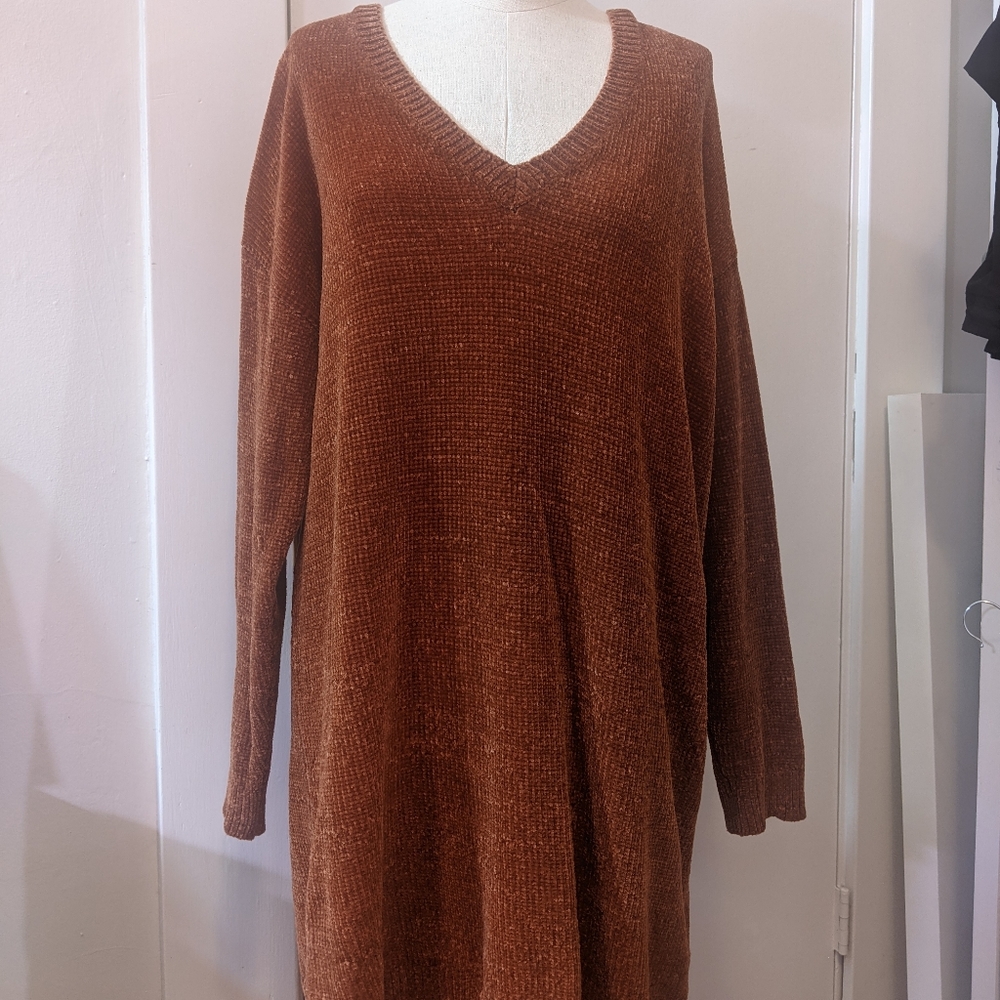 Long fuzzy shirt
